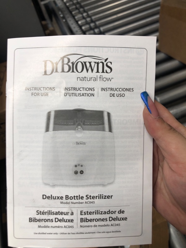 Photo 3 of Dr. Brown's Deluxe Electric Baby Bottle and Pacifier Sterilizer Deluxe Sterilizer