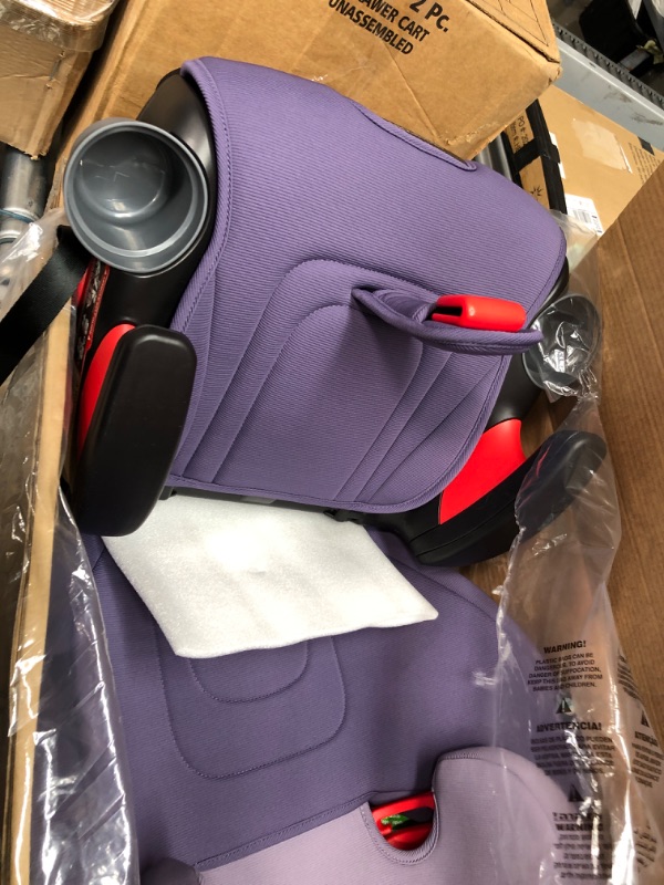 Photo 3 of Britax Highpoint Backless Belt-Positioning Booster Seat, SafeWash Purple Ombre