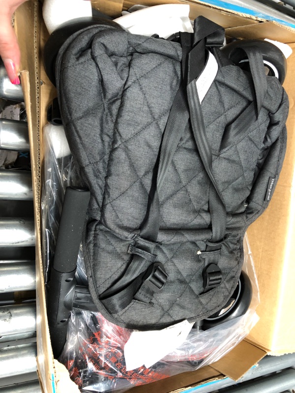 Photo 1 of Dream On Me Lightweight and Compact Coast Rider Stroller with One Hand Easy Fold, Adjustable Handles and Soft Ride Wheels, Black
