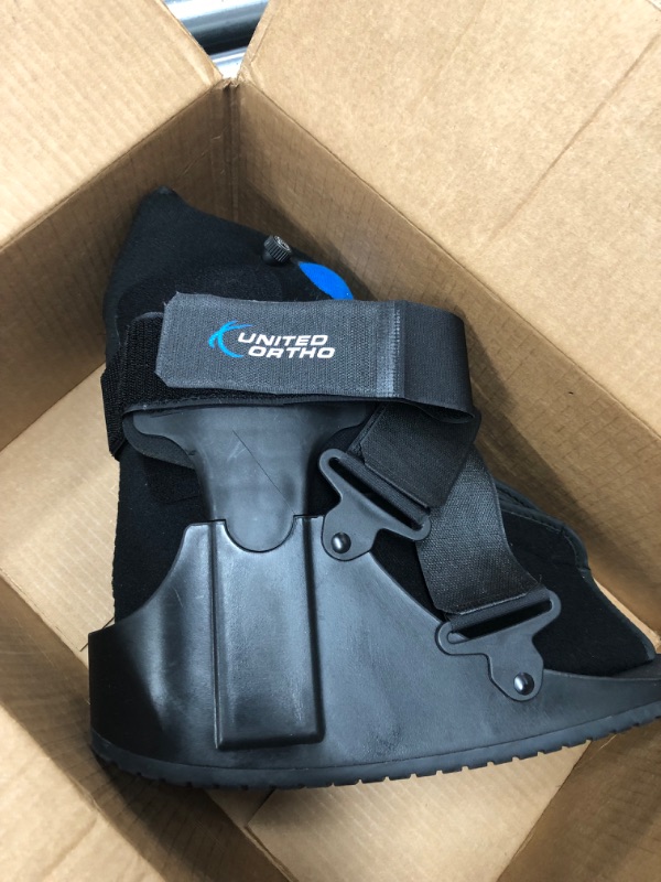 Photo 2 of 
United Ortho Short Air Cam Walker Fracture Boot, Large, Black
Color:Black
Size:Large
Style:Boot