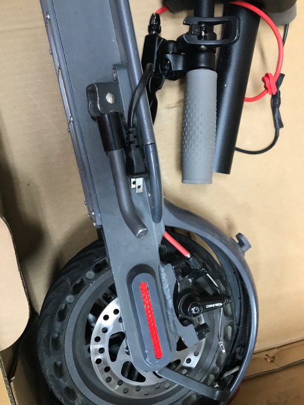 Photo 3 of VOLPAM SP06 Electric Scooter, 8.5" Solid Tires, 19 Mph Top Speed, Up to 19 Miles Long-Range, Portable Folding Commuting Scooter for Adults, with Double Braking System and App