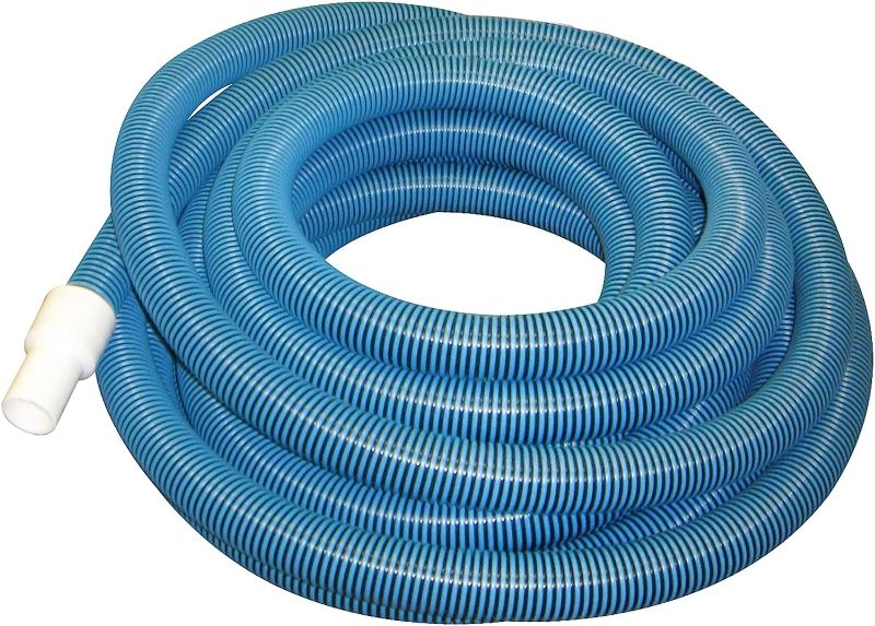 Photo 1 of Haviland NA101 Forger Loop Pool Hose, 18-ft x 1-1/4-in, Blue/White