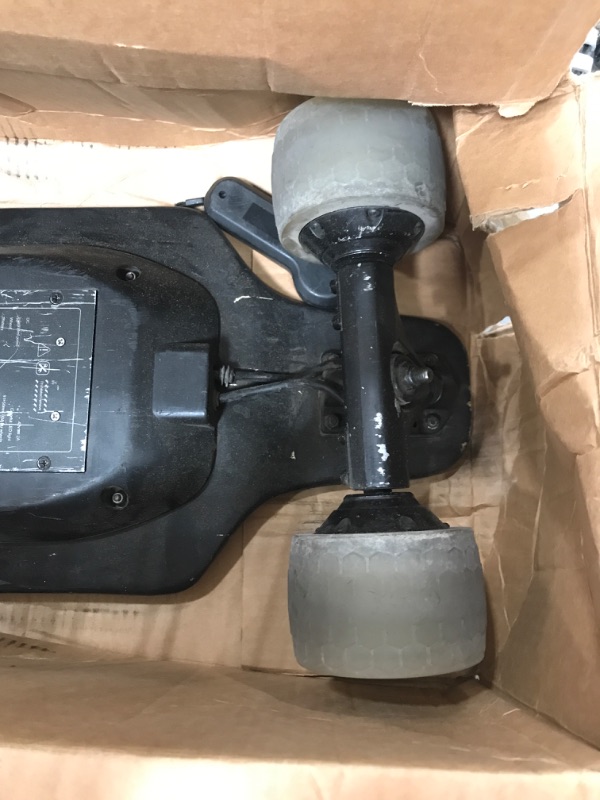 Photo 1 of Electric Skateboard with LCD Remote Control?Electric Longboard with Light for Adults, 900W Dual Motor, 27 MPH & 21 Miles Range, 7+2+1 Northeast and Canadian Maple and Fiberglass?Max Load 330 Lbs Upgraded G5 with LCD Remote