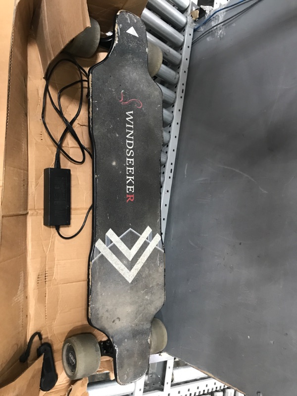 Photo 1 of Electric Skateboard with LCD Remote Control?Electric Longboard with Light for Adults, 900W Dual Motor, 27 MPH & 21 Miles Range, 7+2+1 Northeast and Canadian Maple and Fiberglass?Max Load 330 Lbs Upgraded G5 with LCD Remote