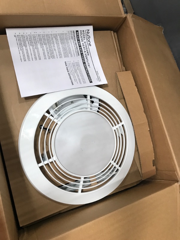 Photo 2 of Broan-Nutone QT9093WH Heater, Fan, and Light Combo for Bathroom and Home, 4.0 Sones, 1500-Watt Heater and 100-Watt Light, 110 CFM , White
