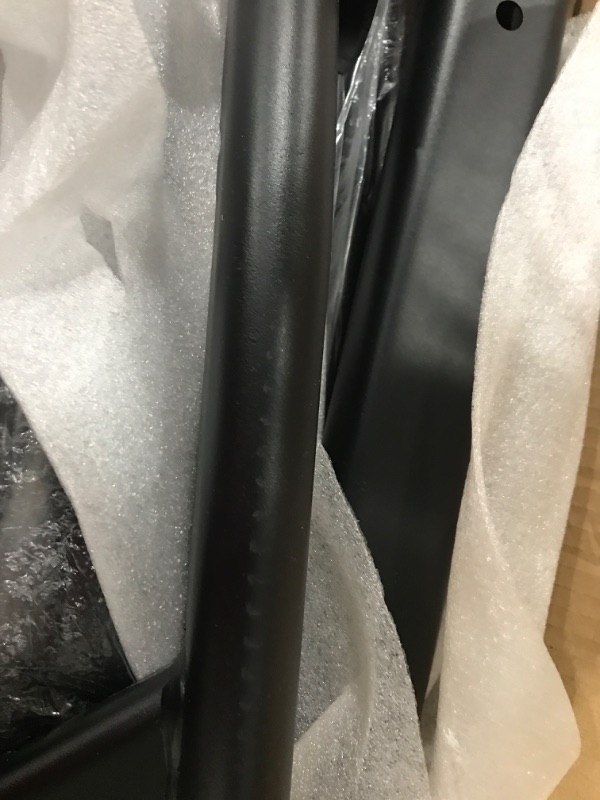 Photo 1 of VIVOHOME Height Adjustable Multi-Function Power Tower with Backrest Workout Dip Station Pull Up Bar Stand Fitness Strength Training Exercise Equipment for Home Gym 330LBS Black