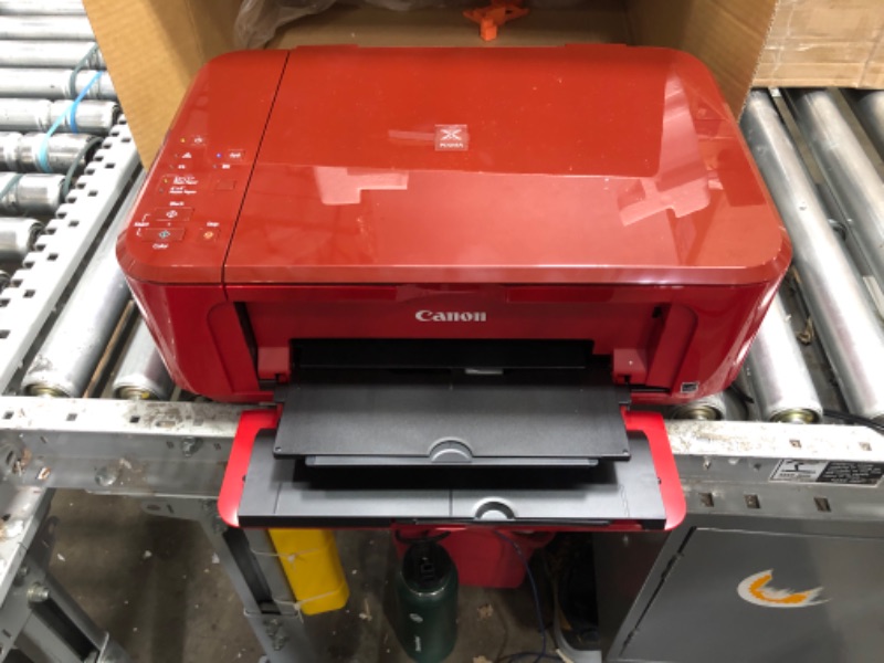 Photo 2 of Canon PIXMA MG3620 Wireless All-In-One Color Inkjet Printer with Mobile and Tablet Printing, Red, 17.7 (W) X 12.0 (D) X 6.0 (H) Red Printer