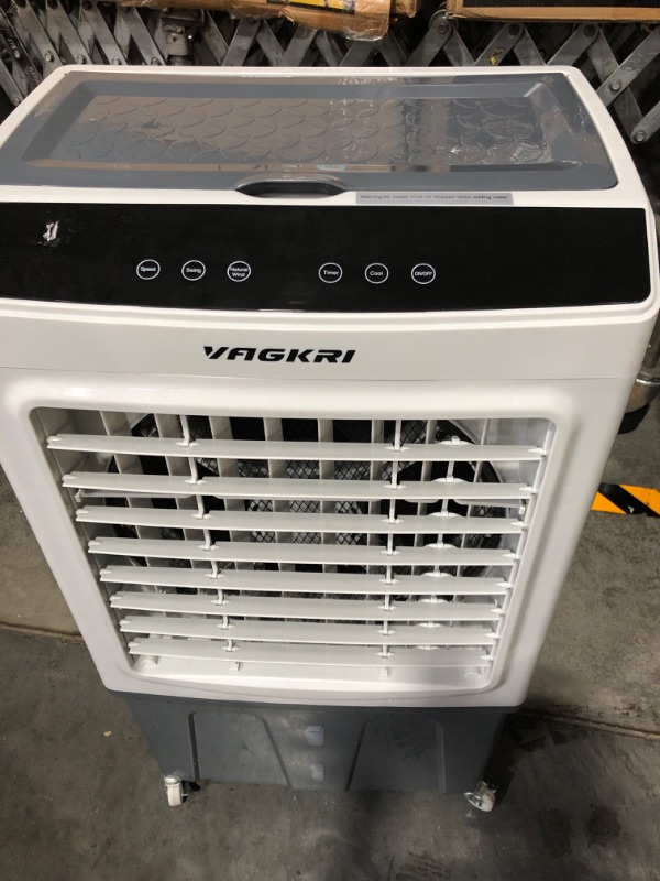 Photo 3 of * tested * works *
Evaporative Air Cooler, VAGKRI 2200CFM Swamp Cooler, 120°Oscillation Air Cooler with Remote Control, 