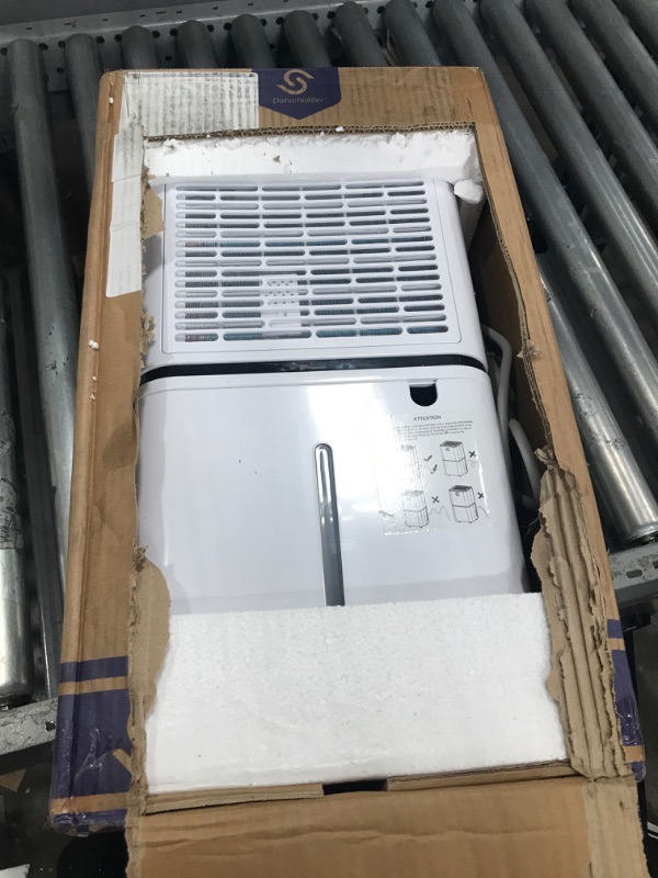 Photo 2 of 1500 Sq. Ft Dehumidifier for Large Room and Basements, HUMILABS 22 Pints Dehumidifiers with Auto or Manual Drainage, 0.528 Gallon Water Tank with Drain Hose, Intelligent Humidity Control, Auto Defrost, Dry Clothes, 24HR Timer 1500 sq.ft