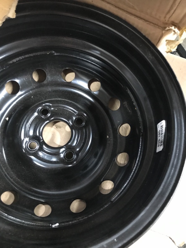 Photo 1 of Dorman 939-105 14 x 5.5 In. Steel Wheel Compatible with Select Hyundai / Kia / Toyota Models, Black