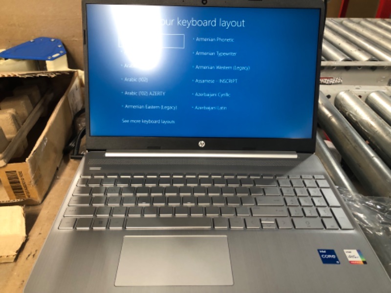 Photo 2 of HP 15.6-inch Laptop, 11th Generation Intel Core i5-1135G7, Intel Iris Xe Graphics, 8 GB RAM, 256 GB SSD, Windows 11 Home (15-dy2024nr, Natural silver) Intel Core i5-1235U