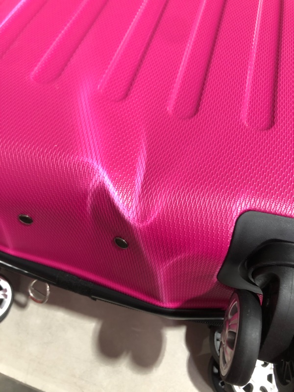 Photo 4 of **SEE NOTES**
Rockland London Hardside Spinner Wheel Luggage, Magenta, Carry-On 20-Inch Carry-On 20-Inch Magenta