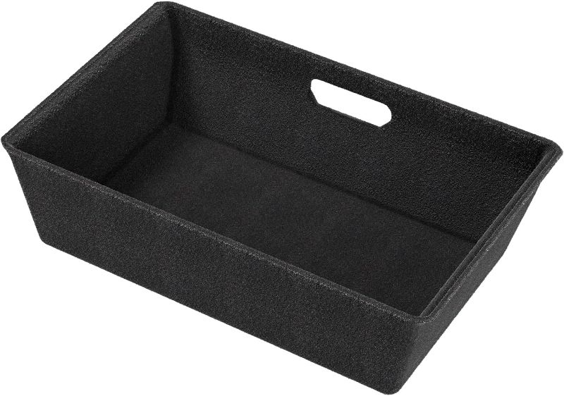 Photo 1 of 
YONZEE Storage Box Compatible with Tesla Model 3 Rear Center Console Flocking Underseat Organizer Tray