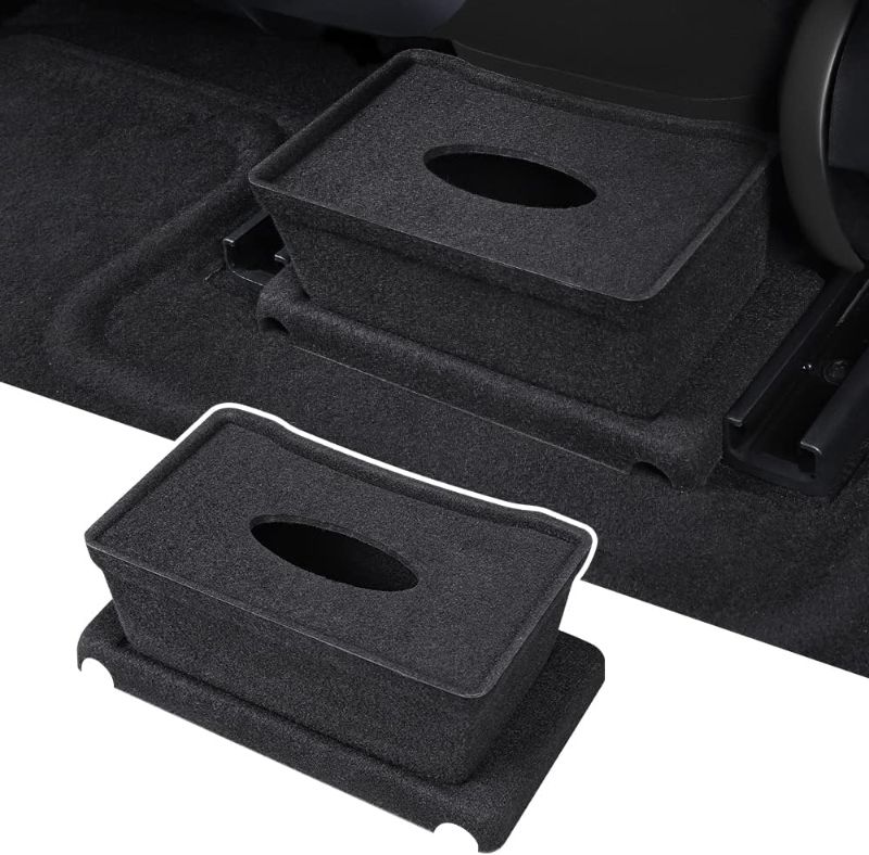 Photo 3 of 
YONZEE Storage Box Compatible with Tesla Model 3 Rear Center Console Flocking Underseat Organizer Tray