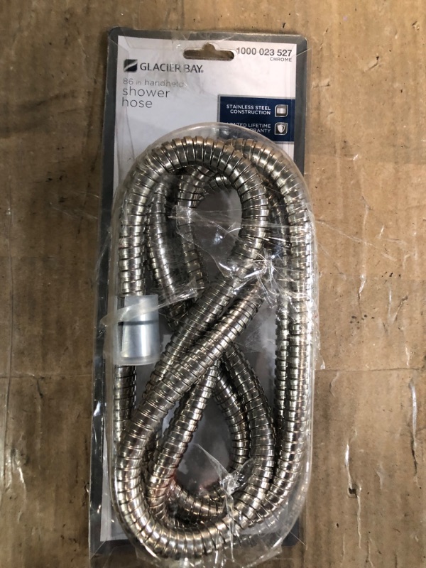 Photo 1 of Glacier Bay 86 in. Stainless Steel Replacement Shower Hose