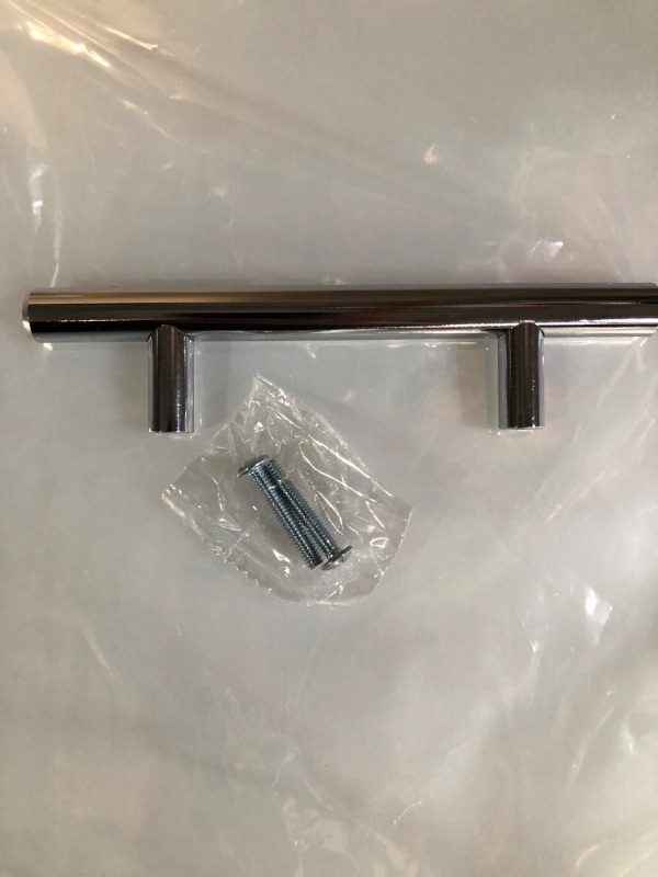 Photo 1 of 10 pack Franklin Brass P01010-PC-C Cabinet Hardware Handle Steel Bar Pull, 3-Inch, Polished Chrome Single