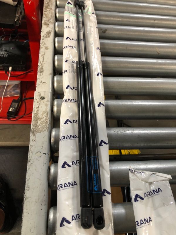 Photo 2 of 28 inch Shocks 200LB Gas Struts Spring Props ST280M200 28" Struts Lift Supports 200lbs for Heavy Lids Door Snowmobile Trailer Cap Truck Tonneau Cover (Support Weight: 180-220lbs), 2 Pcs Set ARANA 28 inch 200LB