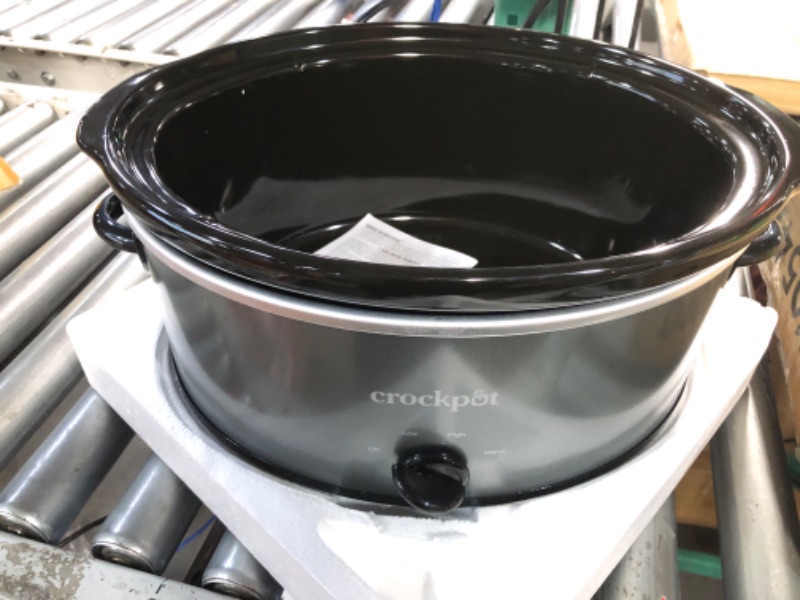 Photo 3 of **damaged** Crock-Pot Scv700-kc 7-Qt. Slow Cooker (Charcoal)