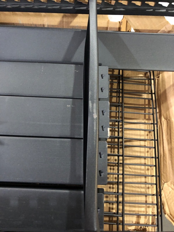 Photo 6 of **Damaged** 5-Tier Industrial Duty Steel Freestanding Garage Storage Shelving Unit in Black (90 in. W x 90 in. H x 24 in. D)
