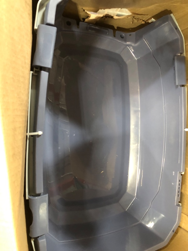 Photo 2 of **missing parts***Amazon Basics Two-Door Top-Load Hard-Sided Pet Travel Carrier Two-Door Top-Load 23-Inch