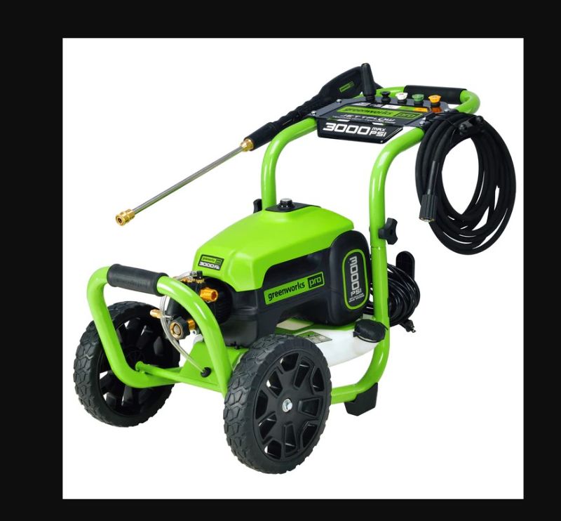 Photo 1 of (PARTS ONLY)GREENWORKSPRO 3000 PSI 2.0 GPM Cold Water Electric Pressure Washer