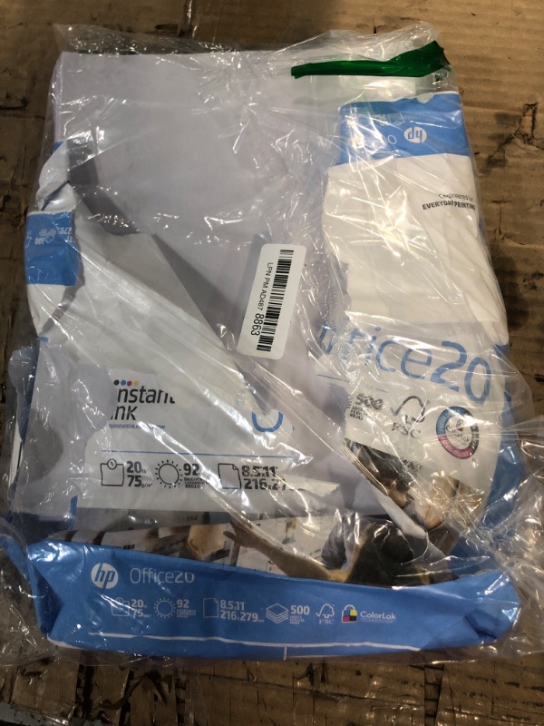 Photo 2 of USED HP Printer Paper | 8.5x11 Paper |Office 20 lb | 1 Ream - 500 Sheets | 92 Bright | Made in USA - FSC Certified | 112150R 1 Ream | 500 Sheets Letter (8.5 x 11)