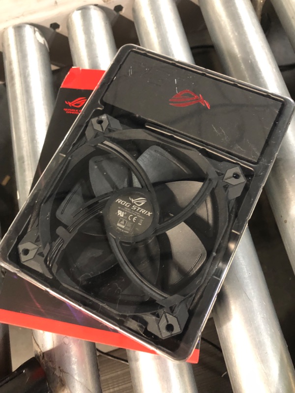 Photo 2 of *USED* ASUS ROG Strix XF120 Whisper-Quiet, 4-pin PWM Fan for PC Cases, Radiators or CPU Cooling (120mm, up to 400,000 Hours lifespan, Magnetic-Levitation, 1800RPM, 5 Years Warranty)