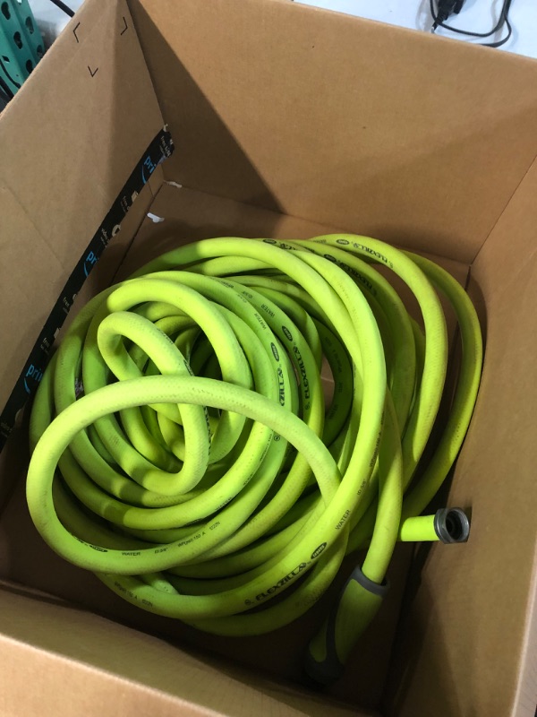 Photo 2 of *USED - POSSIBLY MISSING PIECES* Flexzilla Garden Hose 5/8 in. x 50 ft, Heavy Duty, Lightweight, Drinking Water Safe, ZillaGreen - HFZG550YW-E