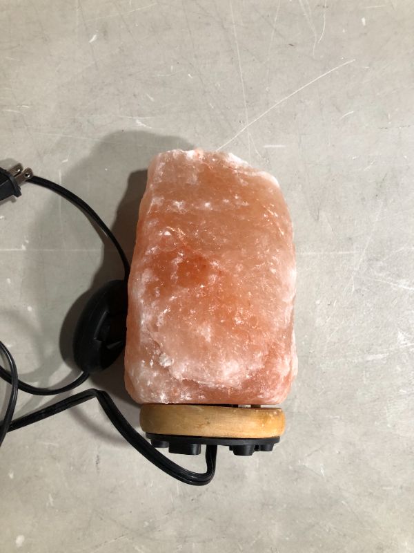 Photo 2 of ***NONFUNCTIONAL - SEE NOTES***
Himalayan Glow Salt Lamp with Dimmer Switch 5-7 lbs