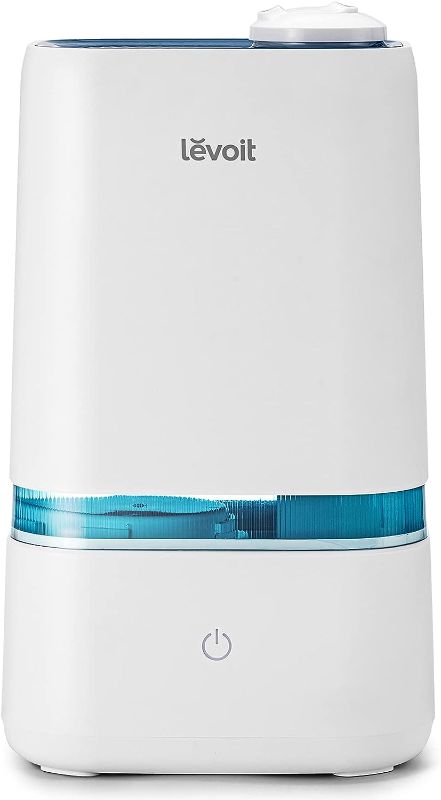 Photo 1 of *USED* LEVOIT 4L Humidifiers for Bedroom Large Room & Essential Oil Diffuser, Quiet Cool Mist for Home, Baby and Plants, Last up to 40Hours, Dual 360° Rotation Nozzles, Handle Design, Auto Shut Off, Blue