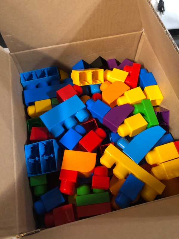 Photo 2 of *USED - POSSIBLY MISSING PIECES* Mega Bloks First Builders Big Building Bag - Classic 80pc