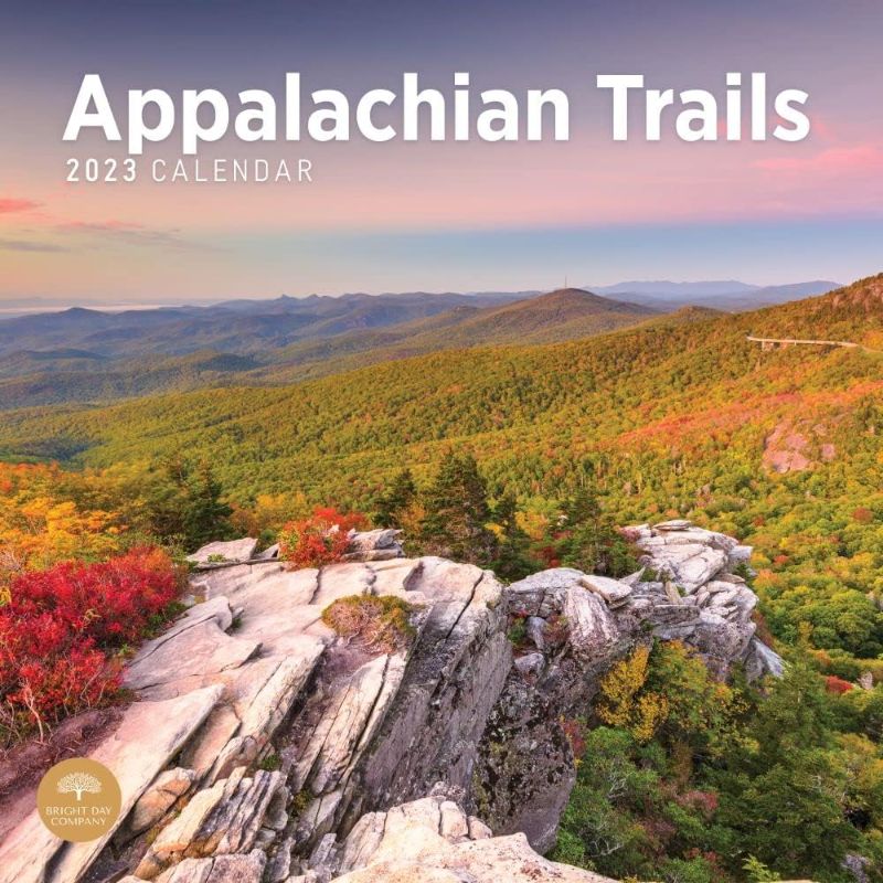 Photo 1 of 2023 Appalachian Trails Monthly Wall Calendar by Bright Day, 12 x 12 Inch, Hiking Nature Mountains