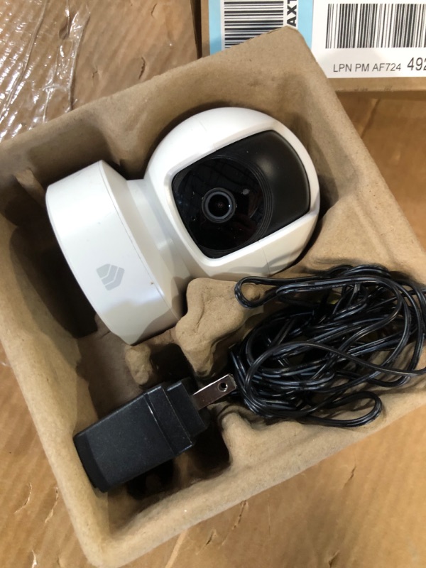 Photo 2 of *USED - UNABLE TO TEST* Kasa Indoor Pan/Tilt Smart Security Camera, 1080p HD Dog Camera 2.4GHz with Night Vision, Motion Detection for Baby and Pet Monitor, Cloud & SD Card Storage, Works with Alexa & Google Home (EC70) Pan/Tilt Camera New 1080P