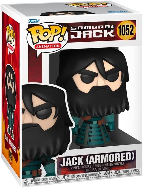 Photo 1 of *BOX DAMAGED* Funko Pop! Animation: Samurai Jack - Armored Jack with Chase (Styles May Vary)