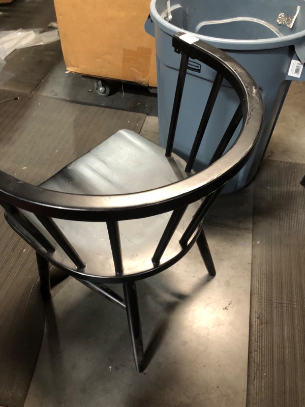 Photo 4 of ***READ NOTES***Shaker Dining Chair - Black - Hearth &#38; Hand&#8482; with Magnolia