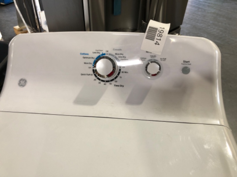 Photo 3 of GE® 7.2 cu. ft. Capacity aluminized alloy drum Electric Dryer