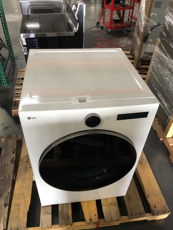 Photo 2 of LG 7.4 cu. ft. Ultra Large Capacity Smart Front Load Electric Energy Star Dryer with Sensor Dry & Steam Technology