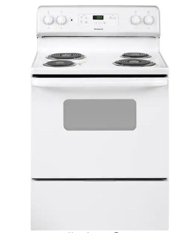 Photo 1 of Hotpoint 30 in. 5.0 cu. ft. Electric Range in White