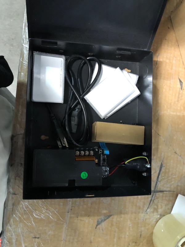 Photo 3 of 4 Doors Complete TCP/IP RFID Access Control Systems with North American Standard Electric Strike for Latch Doors Keypad Reader 110V Power Supply Box Phone APP Remote Open Door RFID/PIN Strike Lock