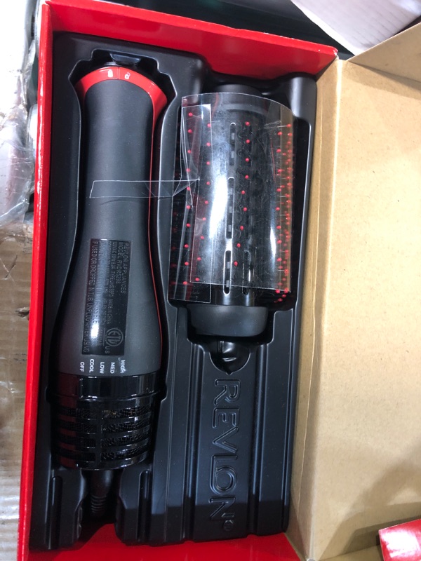 Photo 4 of * item used * hair on brush * see images *
Revlon One Step Volumizer PLUS 2.0 Hair Dryer and Hot Air Brush | Dry and Style (Black) Black Red