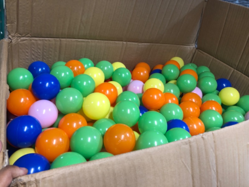 Photo 2 of Click N' Play Phthalate Free & BPA Free, Crush Proof Ball Pit Balls, Bulk 1000 pack