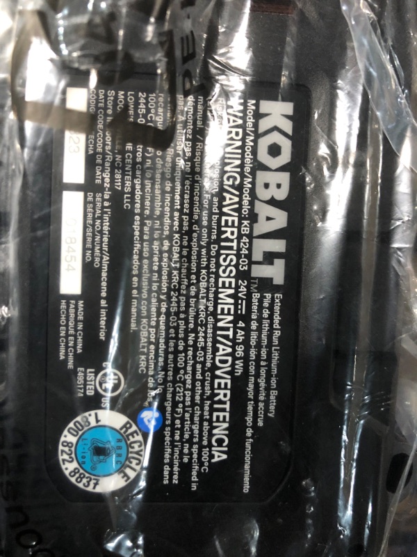 Photo 4 of [READ NOTES]
Kobalt 5/16-in dia x 35-ft L Galvanized Wire Machine Auger