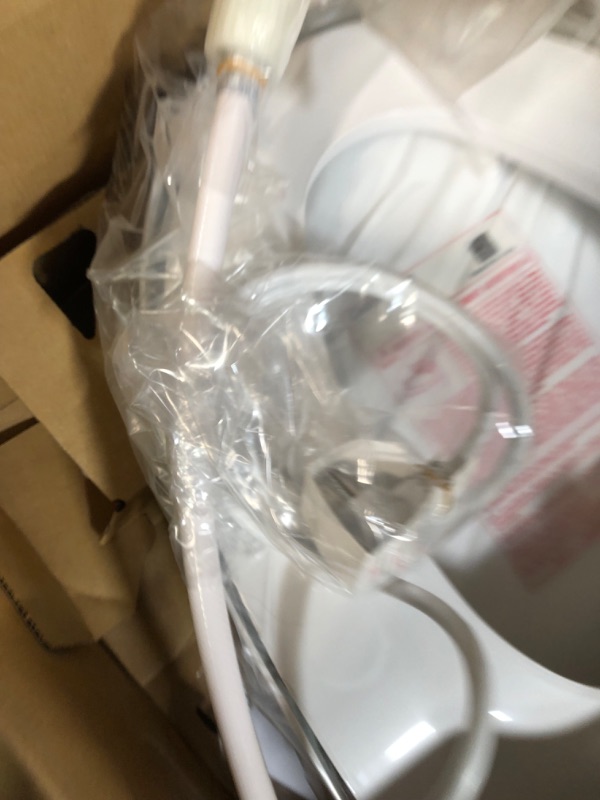 Photo 4 of ***LIGHTS UP WHEN PLUGGED IN - UNABLE TO TEST FURTHER***
TOTO SW3084#01 WASHLET C5 Electronic Bidet Toilet Seat with PREMIST and EWATER+ Wand Cleaning