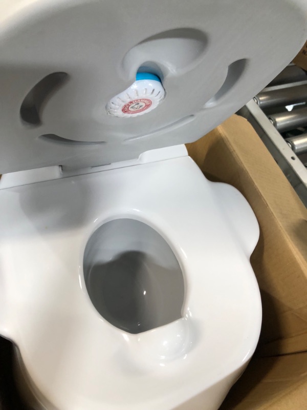 Photo 1 of Munchkin Arm & Hammer Multi-Stage 3-in-1 Potty Seat, (Potty Chair, Trainer Ring and Step Stool), Grey