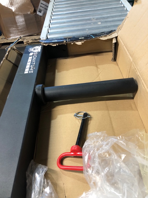 Photo 1 of Signature Fitness Plate Loaded Lever Arm Attachment for Power Racks and Squat Stands SS1, Black