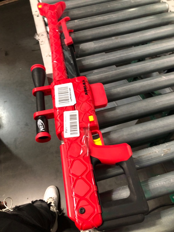 Photo 1 of Nerf Roblox Zombie Attack: Viper Strike Nerf Sniper-Inspired Blaster With Scope, Code for Exclusive Virtual Item, Roblox Toys for 8 Year Old Boys & Girls and Up, 6-Dart Clip, 6 Nerf Elite Darts, Bipod