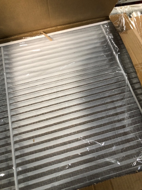 Photo 3 of 18.5"w X 18.5"h Return Air Vent Cover, Hon&Guan Aluminum Alloy Shed Vents for Interior Doors, Cold Air Return Vent Cover [Outer Dimensions: 20”x 20”h]. 20" x 20" Aluminum Alloy