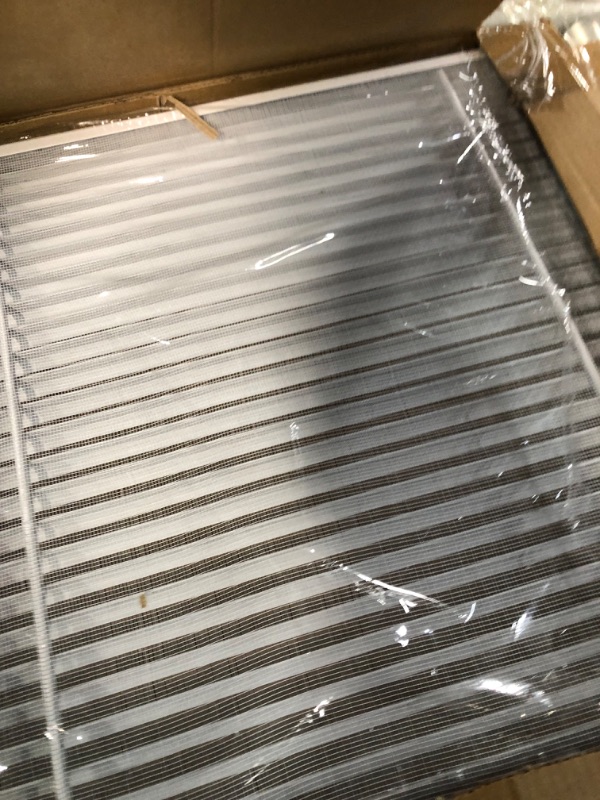 Photo 2 of 18.5"w X 18.5"h Return Air Vent Cover, Hon&Guan Aluminum Alloy Shed Vents for Interior Doors, Cold Air Return Vent Cover [Outer Dimensions: 20”x 20”h]. 20" x 20" Aluminum Alloy