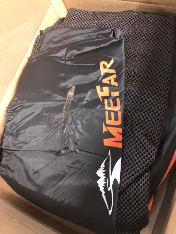 Photo 2 of MeeFar Car Roof Bag XBEEK Rooftop top Cargo Carrier Bag Waterproof 15 Cubic feet for All Cars with/Without Rack, Includes Anti-Slip Mat, 8 Reinforced Straps, 6 Door Hooks, Luggage Lock