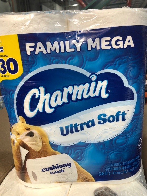 Photo 2 of Charmin Ultra Soft Toilet Paper, 18 Mega Rolls